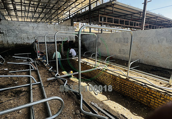 ساخت فریم شیردوشی گاوداری ساخت فریم شیردوشی گاوداری